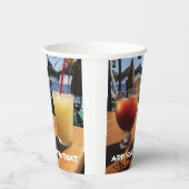 カクテルバイザシーカスタム文字 紙コップ (右)