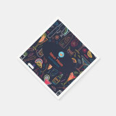 カクテルバーテンダープロフェッショナル |ネオンライト スタンダードカクテルナプキン (角)