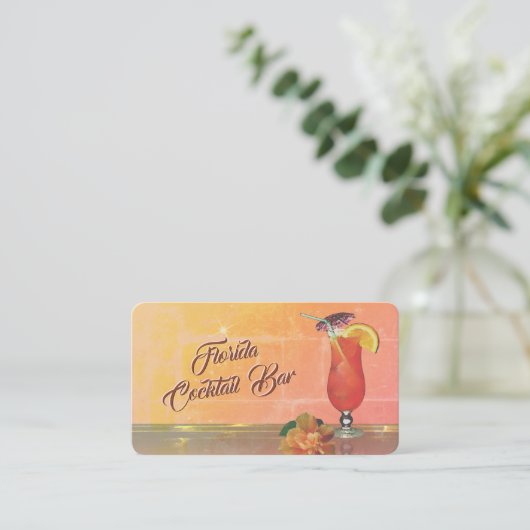 カクテルバー名刺 名刺 (スタンド正面)