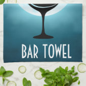 カクテルバー猫を飼う キッチンタオル (折り畳み)