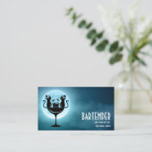 カクテルバー猫を飼う 名刺 (スタンド正面)