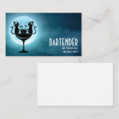 カクテルバー猫を飼う 名刺 (正面/裏面)