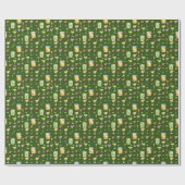 カクテルパターンラッピング紙 ラッピングペーパー (フラット)