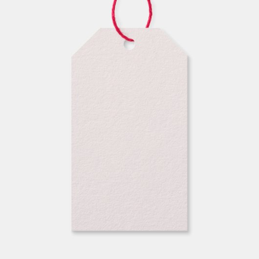 カクテルパーソナライズされたバースデーパーティーギフトラベル ギフトタグ (裏面)