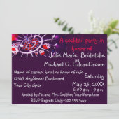 カクテルパーティの招待状カジノ賭博テーマ 招待状 (スタンド正面)