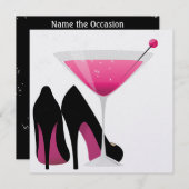 カクテルパーティの招待状バイSRF 招待状 (正面/裏面)