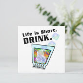 カクテルパーティの招待状、ライフは短い。飲みなさい。 招待状 (スタンド正面)