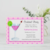 カクテルパーティの招待状。 招待状 (スタンド正面)