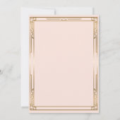 カクテルパーティーのご招待 招待状 (裏面)