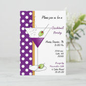 カクテルパーティーの招待状 招待状 (スタンド正面)