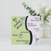 カクテルパーティーの招待状 招待状 (スタンド正面)