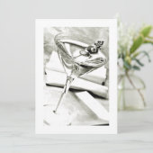 カクテルパーティーまたは成人向けパーティーの招待状 招待状 (スタンド正面)