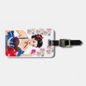 カクテルパーティーガールサンダー_コーブ ラゲッジタグ (正面横)