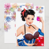 カクテルパーティーガールサンダー_コーブ 招待状 (正面/裏面)