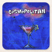 カクテルパーティーコースターコレクション – コスモ スクエアペーパーコースター (正面)