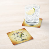 カクテルパーティーコースターコレクション – 神風 スクエアペーパーコースター (インサイチュ)