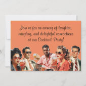 カクテルパーティードリンクは洗練された 招待状 (正面)