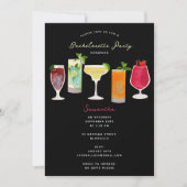 カクテルパーティードリンクバチェロレッテ 招待状 (正面)