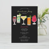 カクテルパーティードリンクバチェロレッテ 招待状 (スタンド正面)
