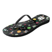 カクテルパーティーパターン ビーチサンダル (アングル)