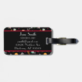 カクテルパーティーパターン ラゲッジタグ (裏面横)