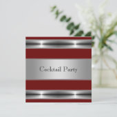 カクテルパーティーマン30th誕生日パーティー 招待状 (スタンド正面)