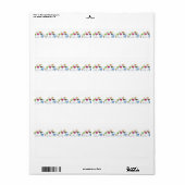 カクテルパーティー名タグラベル ラベル (フルシート)