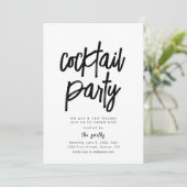 カクテルパーティー引っ越し祝いパーティーパーティー 招待状 (スタンド正面)