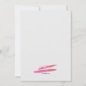 カクテルパーティー水彩招待状 招待状 (裏面)