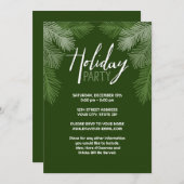 カクテルパーティー素朴ツリーブランチホリデイI 招待状 (正面/裏面)