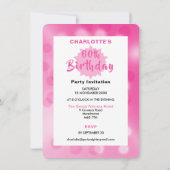 カクテルパーティー誕生日ビッグマイルストーンお祝い 招待状 (裏面)