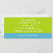 カクテルパーティー資金調達者招待状 (裏面)