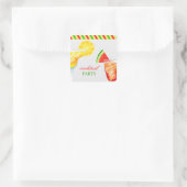 カクテルパーティー飲みステッカー スクエアシール (バッグ)