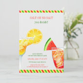 カクテルパーティー飲みフラット招待状 招待状 (スタンド正面)