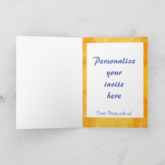 カクテルパーティー 招待状 (内部)