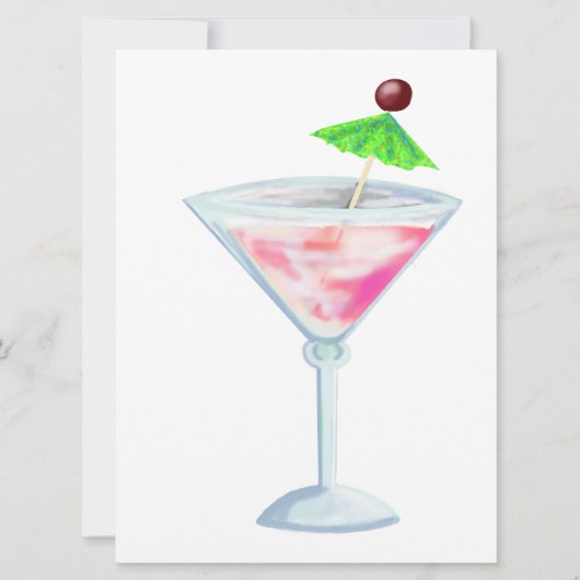 カクテルパーティー 招待状 (正面)