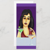 カクテルパーティー 招待状 (正面/裏面)