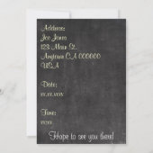 カクテルパーティー 招待状 (裏面)