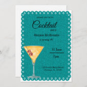 カクテルパーティー 招待状 (正面/裏面)