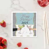 カクテルパーティー、洗練された会話、飲み物 スタンダードカクテルナプキン (インサイチュ)