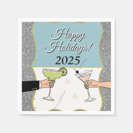 カクテルパーティー、洗練された会話、飲み物 スタンダードカクテルナプキン