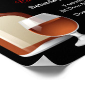 カクテルパーティー*背景色の選択 ポスター (角)