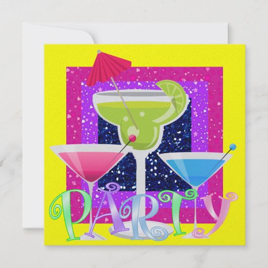 カクテルパーティー- SRF 招待状 (正面)