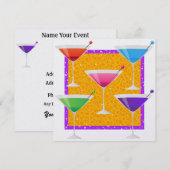 カクテルパーティー- SRF 招待状 (正面/裏面)