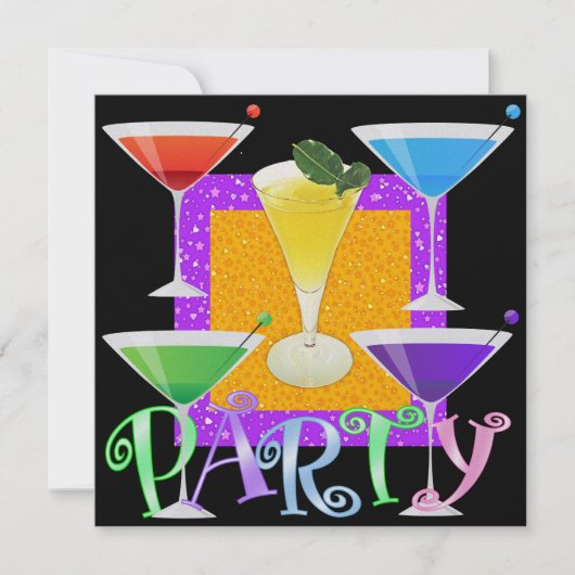 カクテルパーティー- SRF 招待状 (正面)