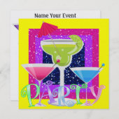 カクテルパーティー- SRF 招待状 (正面/裏面)