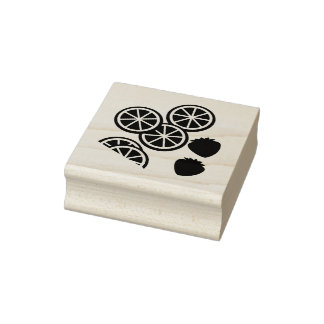 カクテルフルーツゴムスタンプ ラバースタンプ