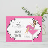 カクテルブライダルシャワーの招待 招待状 (スタンド正面)