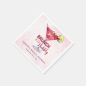 カクテルブランチ&バブリーブライダルシャワー スタンダードカクテルナプキン (角)