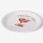 カクテルブランチ&バブリーブライダルシャワー ペーパープレート (アングル)